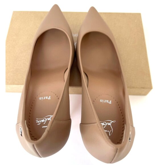 Christian Louboutin Sporty Kate Pointed Toe 85mm Pumps Red Sole Size 40.5 - Picture 5 of 13